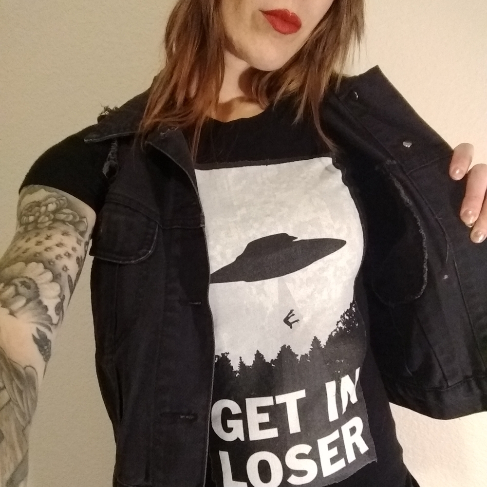 UFO loser tee t-shirt small